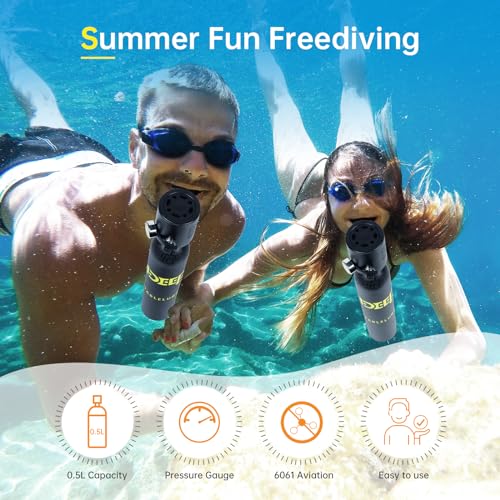 DIDEEP X3000 Review: Portable 0.5L Mini Scuba Tank for Diving