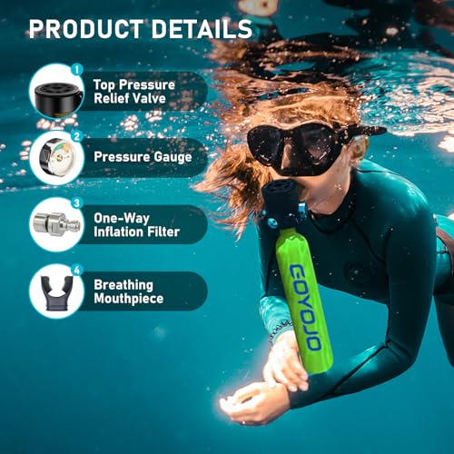 GOYOJO DT-002 Mini Scuba Tank Review for Portable Diving