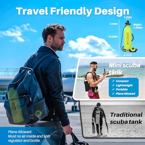 SMACO S700PLUS Mini Scuba Tank Review - Portable Diving Kit Insights