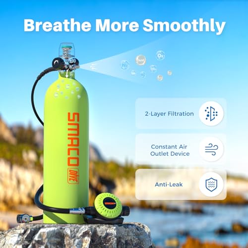 SMACO S700PLUS Mini Scuba Tank Review - Portable Diving Kit Insights