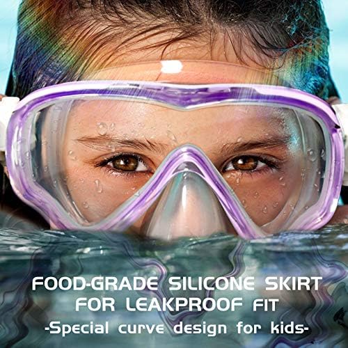 Best swim goggles review Seago Kids Dive Mask Anti-Fog 180° Clear Vision