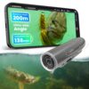 CanFish Fishing CamX Underwater Fishing Camera, HD 1080P &136°Ultra-Wide-Angle,656FT ROV Waterproof/Motion Sensing/Segmented Intelligent Recording/Wireless Charge/App Compatible...