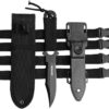 Dive Knife - Diving Knife with holster, Thigh Scuba Knife with 2 Types Sheath 2 Pairs Leg Straps, Black Premium Divers Knives Shears for Outdoor Spearfishing, Snorkeling