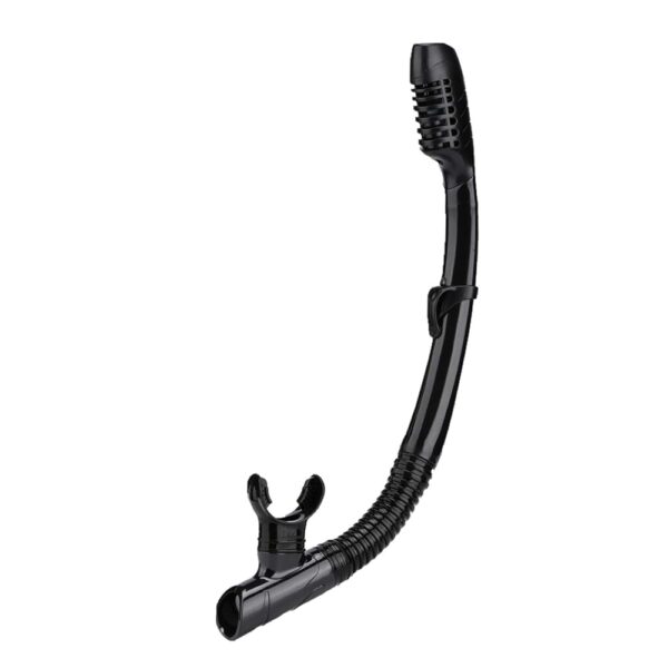 Dry Snorkel Easy Breath Diving Snorkel for Snorkeling Scuba Diving Swimming with Top Dry Valve and Food Grade Silicone Mouthpiece for Adult Youth