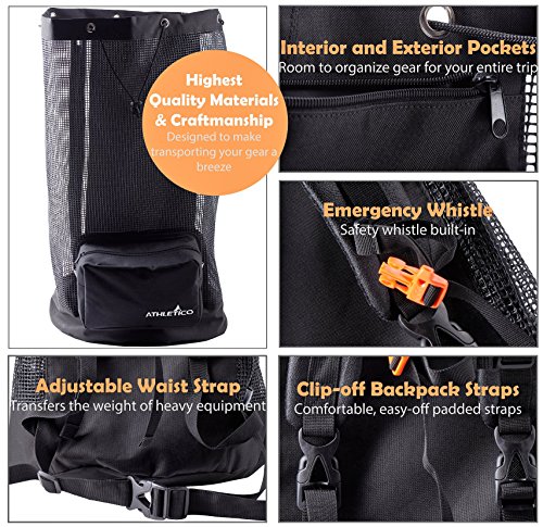 How does the Athletico World Dive Bag rank as the best scuba diving backpack? Reviews reveal all!