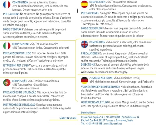 How does the best mask defogger Cressi Anti-Fog Spray 60 ML perform? Reviews inside! How does the best mask defogger Cressi Anti-Fog Spray 60 ML perform? Reviews inside!