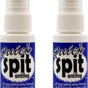 Jaws Quick Spit Anti-Fog Spray for Swim Goggles, Eye Glasses, Snorkel Mask, Scuba Divers, and Safety Eyewear, Made in The USA Jaws Quick Spit Anti-Fog Spray for Swim Goggles, Eye Glasses, Snorkel Mask, Scuba Divers, and Safety Eyewear, Made in The USA