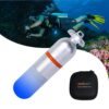 ORCATORCH SD01PRO Upgrade Bright Dive Signal Light, Submersible Beacon Mini Tank Marker Light with Constant and Flashing Modes, for Scuba Diving and Night Time Visibility (Blue)