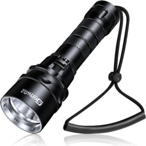 Scuba Diving Flashlight Dive Torch 2000 Lumen Waterproof Underwater XM-L2 LED Submarine Lights Holder with Charger for Under Water Deep Sea Cave at Night Scuba Diving Flashlight Dive Torch 2000 Lumen Waterproof Underwater XM-L2 LED Submarine Lights Holder with Charger for Under Water Deep Sea Cave at Night
