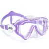 Seago Kids Swim Goggles Snorkel Diving Mask for Youth(5-15), Anti-Fog 180° Clear View