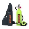 SMACO Scuba Tank Diving Gear for Diver 1L Mini Scuba Tank Small Diving Oxygen Cylinder up to 20 Minutes Dive Time Portable Diving Tank Kit for Underwater Exploration Emergency...