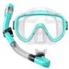 Snorkel Set Adults Snorkeling Gear Anti-Fog Panoramic View Swim Mask Dry Top Snorkel Kit with Carry Bag for Snorkeling Scuba Diving Swimming Travel Snorkel Set Adults Snorkeling Gear Anti-Fog Panoramic View Swim Mask Dry Top Snorkel Kit with Carry Bag for Snorkeling Scuba Diving Swimming Travel