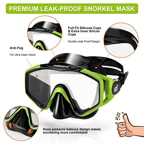 Which is the best snorkel set for beginners? Odoland Snorkel Set review covers everything!