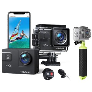 WOLFANG Action Camera GA300 and GB2000 Buoyancy Stick for Diving and Snorkeling Photography WOLFANG Action Camera GA300 and GB2000 Buoyancy Stick for Diving and Snorkeling Photography