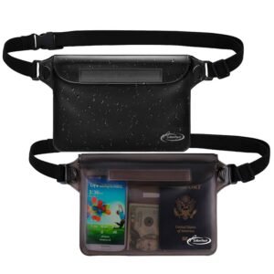 AiRunTech Waterproof Fanny Pack,Waterproof Pouch for Phone Passport Wallet Purse with Waist Strap,Floating Waterproof Bags for Travel Beach Swimming Kayaking Boating Pool...