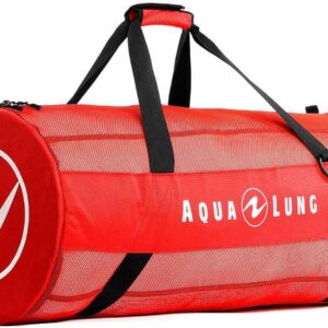 Aqua Lung Adventurer Mesh Duffel Bag, Red