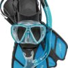 Cressi Adult Snorkel Set (Mask, Dry Snorkel, Adjustable Fins) - Light for Travel - Bonete Pro Dry Set: Designed in Italy Cressi Adult Snorkel Set (Mask, Dry Snorkel, Adjustable Fins) - Light for Travel - Bonete Pro Dry Set: Designed in Italy