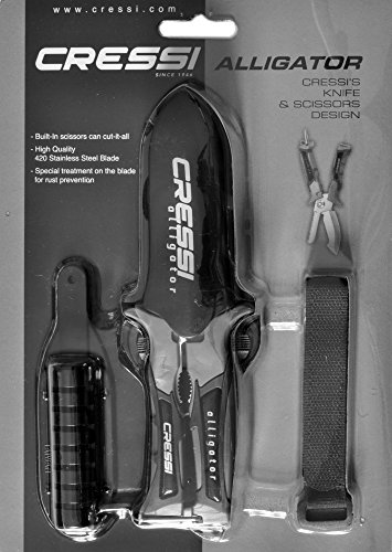 Cressi Alligator Divers Knife Review Cutting Edge Stainless Steel Shears Performance Cressi Alligator Divers Knife Review Cutting Edge Stainless Steel Shears Performance