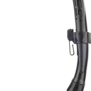 Cressi Foldable Adult Dry Snorkel for Scuba Diving, Snorkeling - Alpha Ultra Dry Made in Italy