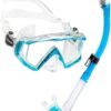 Cressi Panoramic Wide View Mask & Dry Snorkel Kit for Snorkeling, Scuba Diving - Pano 3 & Supernova Dry: Designed in Italy