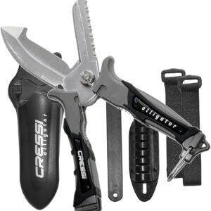 Cressi Versatile Knife-Scissors for Underwater Use - Ideal for Snorkeling - Scuba Diving - Japanese 420 Stainless Steel Blade - Alligator: Designed in Italy [Duplicate]