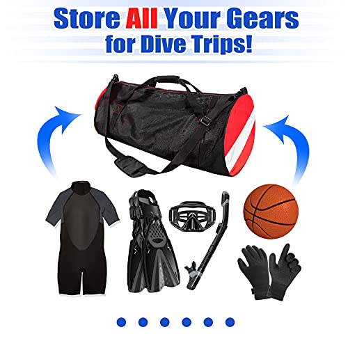 Dawitrly Mesh Dive Bag Review Best Large Sports Duffle for Diving Gear Dawitrly Mesh Dive Bag Review Best Large Sports Duffle for Diving Gear