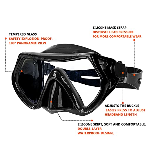DIPUKI Snorkeling Set Review Safe Silicone Diving Mask and Dry Snorkel TC6115
