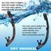 DIPUKI Snorkeling Set Review Safe Silicone Diving Mask and Dry Snorkel TC6115