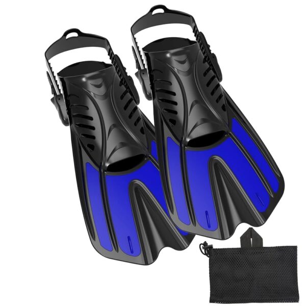 Diving fins Snorkeling Gear for Adults Snorkel fins ，Swim fins Open, Adjustable, Men, Women, Children, Swim Flippers