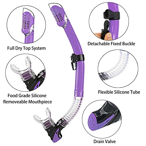 DiVLMT Snorkeling Gear Review Best Adult Snorkel Set with Fins for Travel and Diving DiVLMT Snorkeling Gear Review Best Adult Snorkel Set with Fins for Travel and Diving