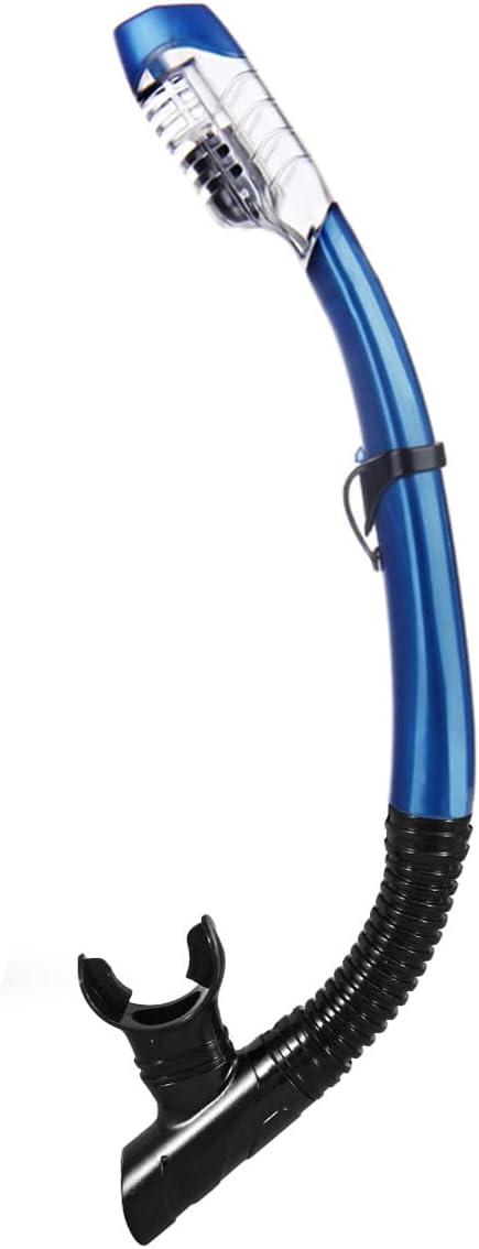 Dry Snorkel Easy Breath Diving Snorkel for Snorkeling Scuba Diving Swimming with Top Dry Valve and Food Grade Silicone Mouthpiece for Adult Youth Dry Snorkel Easy Breath Diving Snorkel for Snorkeling Scuba Diving Swimming with Top Dry Valve and Food Grade Silicone Mouthpiece for Adult Youth