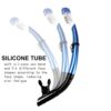 Dry Snorkel Review AQUA A DIVE SPORTS SN115-1 Best Silicone Snorkel for Comfort and Durability