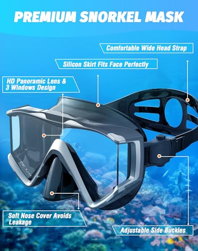 Greatever Snorkel Set Review Best Panoramic Wide View Snorkeling Mask for Adults Greatever Snorkel Set Review Best Panoramic Wide View Snorkeling Mask for Adults