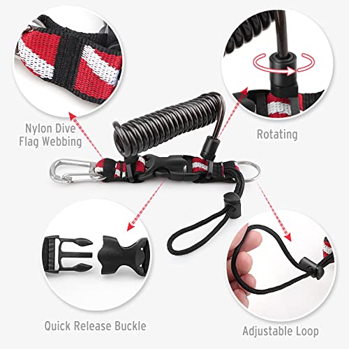 Heavy Duty Scuba Diving Lanyard OVOVFANY Ge-05 Review for Secure Gear Safety