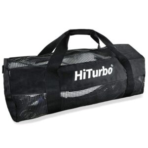 Hiturbo Mesh Dive Duffel Bag: Scuba Gear Bags for Diving, Snorkeling, Freediving and Swimming - 60L Travel Beach Pool Water Sports Equipment Bag with Shoulder Strap Hiturbo Mesh Dive Duffel Bag: Scuba Gear Bags for Diving, Snorkeling, Freediving and Swimming - 60L Travel Beach Pool Water Sports Equipment Bag with Shoulder Strap