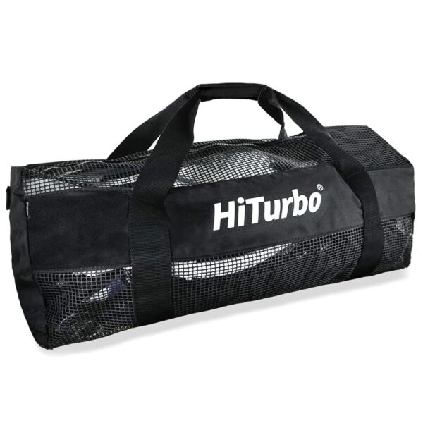 Hiturbo Mesh Dive Duffel Bag: Scuba Gear Bags for Diving, Snorkeling, Freediving and Swimming - 60L Travel Beach Pool Water Sports Equipment Bag with Shoulder Strap Hiturbo Mesh Dive Duffel Bag: Scuba Gear Bags for Diving, Snorkeling, Freediving and Swimming - 60L Travel Beach Pool Water Sports Equipment Bag with Shoulder Strap