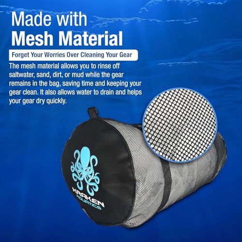 Kraken Aquatics Mesh Dive Bag Review Spacious Durable Quick Drying Gear Carrier Kraken Aquatics Mesh Dive Bag Review Spacious Durable Quick Drying Gear Carrier