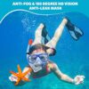 KUYOU Youth Snorkel Set Review Best Kids Snorkeling Gear with Anti-Fog Mask and Fins