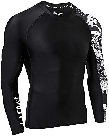 LAFROI Men's Rash Guard Review UPF 50 Long Sleeve Baselayer for Outdoor Sports