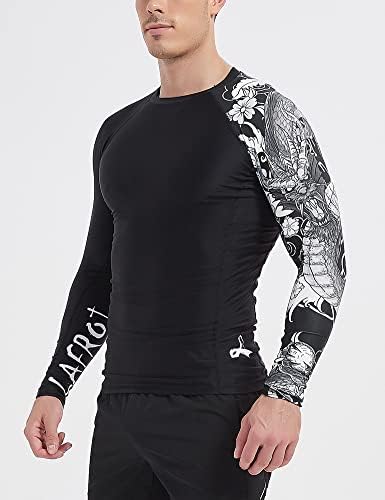 LAFROI Men's Rash Guard Review UPF 50 Long Sleeve Baselayer for Outdoor Sports
