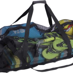 Large Beach Bag with Zipper Lightweight Beach Toy Bag Mesh Bag for Swimming Pool Sand Toys Large Beach Bag with Zipper Lightweight Beach Toy Bag Mesh Bag for Swimming Pool Sand Toys