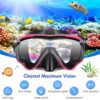 LEIFIDE Snorkeling Goggles Review Panoramic Dive Mask for Adults Anti Fog Comfort