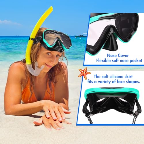 LEIFIDE Snorkeling Goggles Review Panoramic Dive Mask for Adults Anti Fog Comfort