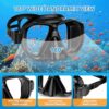 LMWSPT Snorkeling Gear Review Best Adult Diving Mask Set with Dry Top Snorkel