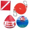 Maitys Heavy Duty PVC Dive Flag Float Freediving Rope Set Inflatable Signal Floater with Dive Flag Freediving Lanyard Leash for Snorkeling Water Sport Signaling Swimming Boating... Maitys Heavy Duty PVC Dive Flag Float Freediving Rope Set Inflatable Signal Floater with Dive Flag Freediving Lanyard Leash for Snorkeling Water Sport Signaling Swimming Boating...