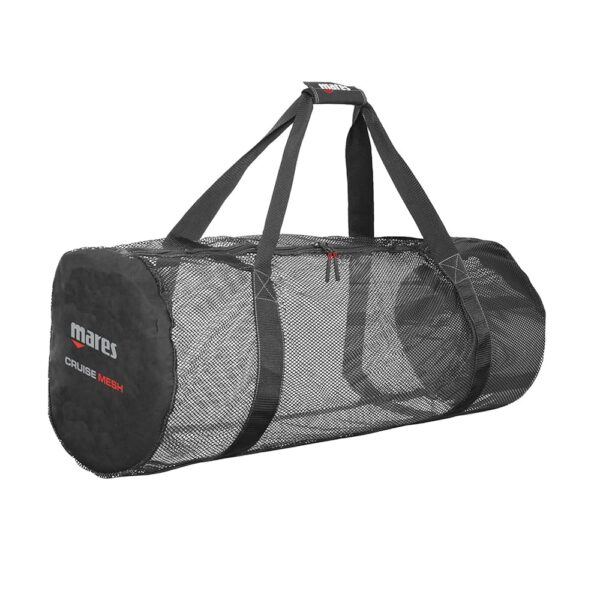 Mares Cruise Mesh Scuba Diving Gear Compact Self-Draining Foldable Travel Duffel-Style Bag, 37.5x15x15