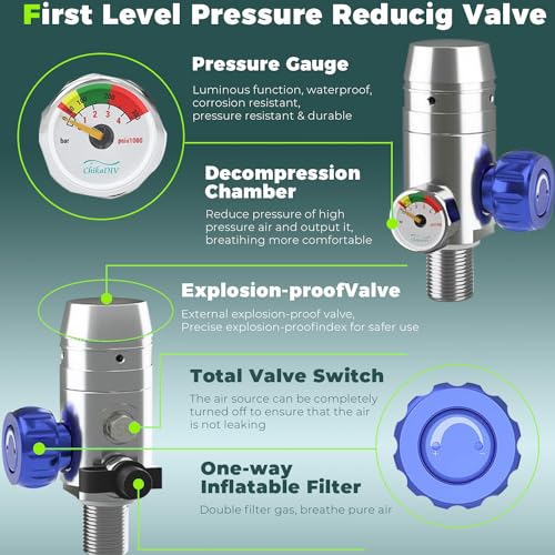 Mini Scuba Diving Tank Review CHIKADIV C400A Black Portable Gear Insight