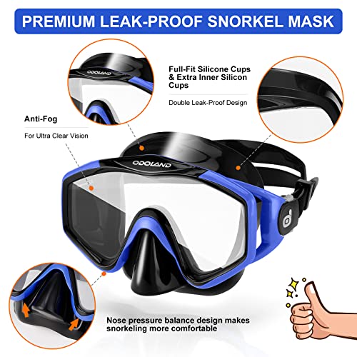 Odoland Snorkeling Package Review Complete Gear with Dry Top Mask and Adjustable Fins