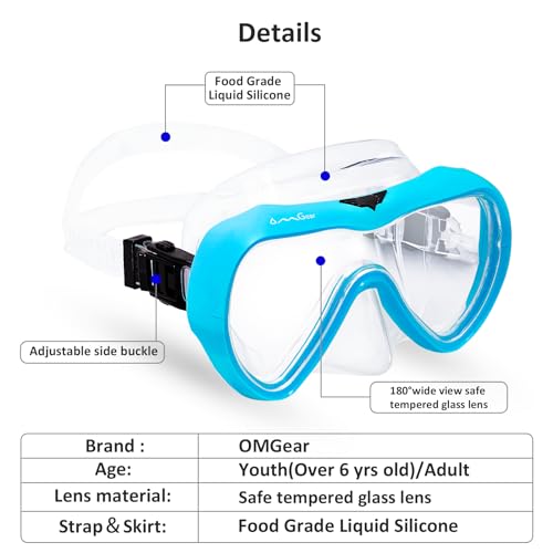 OMGear Diving Mask Review Best Silicone Snorkeling Gear for Kids and Adults OMGear Diving Mask Review Best Silicone Snorkeling Gear for Kids and Adults