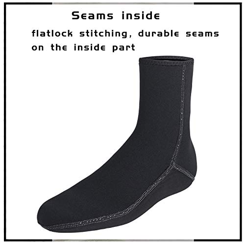 OMGear Neoprene Water Socks Review High Cut 3mm Beach Booties for Diving